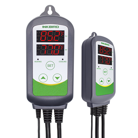 Inkbird ITC-308 Digital Temperature Controller Outlet Thermostat heat and cool , Carboy, Fermenter, Greenhouse Terrarium Temp. ► Photo 1/6
