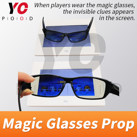   YOPOOD Magic glasses Escape room puzzle use amazing glasses to find invisible clue chamber room takagism game real life prop ► Photo 1/1