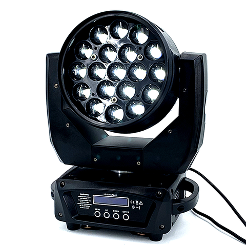 19x15W LED Zoom Beam Wash Circle control Moving Head light RGBW 4in1beam Professional DJ/Bar LED Stage Machine DMX512 dj Lights ► Photo 1/1