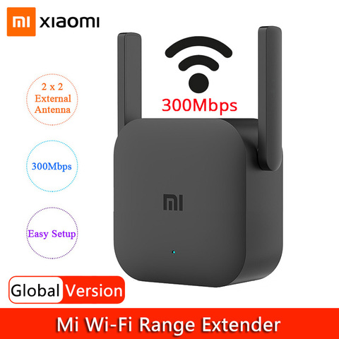 Global Version Xiaomi WiFi Repeater Wifi Signal Amplifier Pro 300Mbps Mi Wireless Router Wifi Booster 2.4G Wi-Fi Range Extender ► Photo 1/6