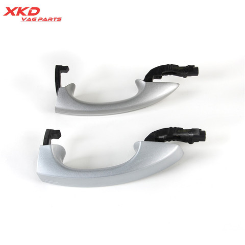 LHD Front Left&Right Exterior Door Handles Kessy For V-W Golf e-Golf 5G0837205Q 5G0837206Q ► Photo 1/6