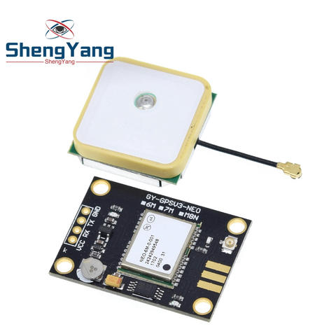 GY-NEO6MV2 new NEO-6M GPS Module NEO6MV2 with Flight Control EEPROM MWC APM2.5 large antenna for arduino ► Photo 1/6