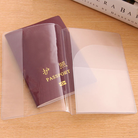Waterproof Travel Dirt Passport Cover Wallet Transparent PVC Clear ID Card Holders Purse Business Credit Card Holder Case Bags ► Photo 1/6