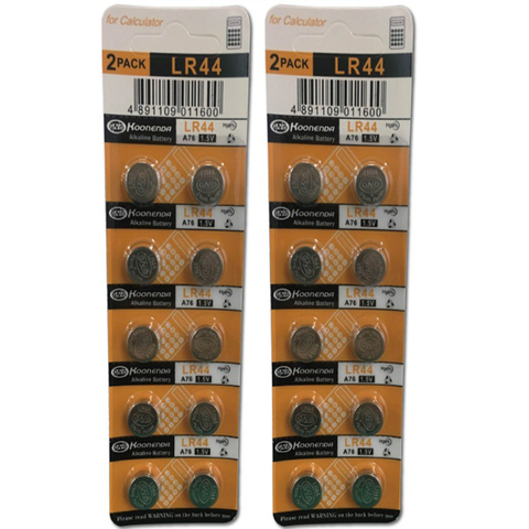 AG13 10pcs Alkaline Button Batteries LR44  357A A76 L1154 Coin Cell Battery 1.5V AG 13 For Watch Remote Wholesale ► Photo 1/4