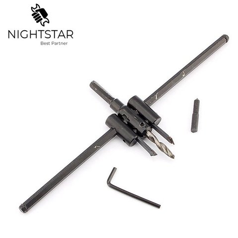 40 - 300mm Adjustable Metal Wood Circle Hole Saw Drill Bit Cutter Kit DIY Tool ► Photo 1/5