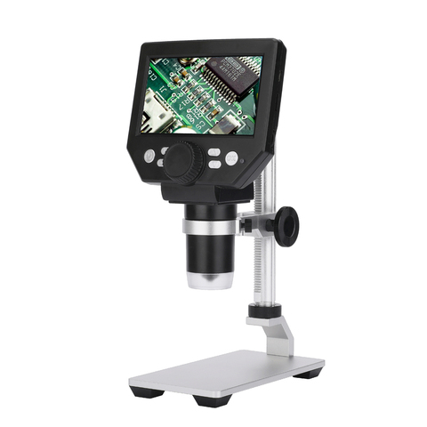 G1000 Digital Microscope for Soldering 4.3 Inch Large Base LCD Display 8MP 1-1000X Continuous Amplification Magnifier ► Photo 1/6