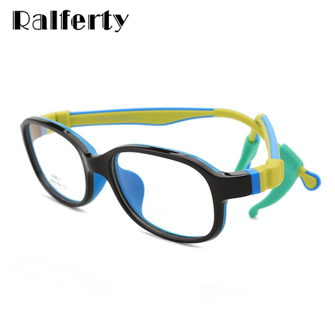 Ralferty Kids Optical Glasses Frame With Holder Unbreakable Ultra-light TR90 Sport Boy Girl Children's Myopia Frame K8874 ► Photo 1/6