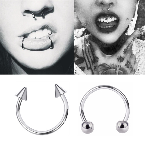 Nipple Ring Piercing Jewelry for Women Men Stainless Steel