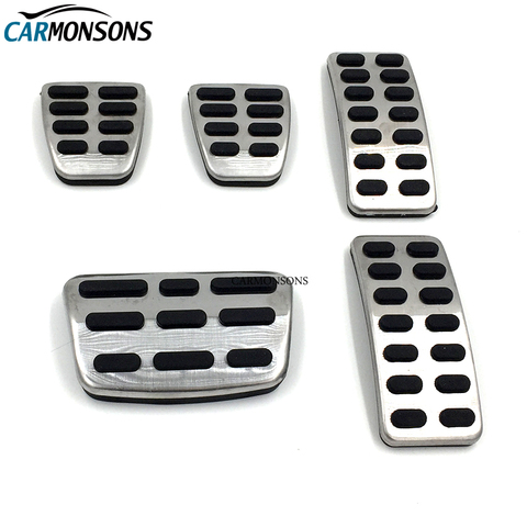 Carmonsons Stainless Steel Car Pedal Cover Pad for Hyundai Accent Solaris i20 2011-2017 MT AT Accessories Car Styling ► Photo 1/6