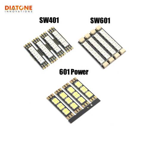 4 PCS Diatone MAMBA SW401 SW601 601 Power Light Board Extension 5V Colorful Power LED Strip Light Board for Mamba F722S RC Drone ► Photo 1/6