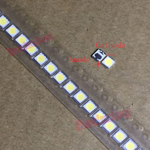 500PCS/Lot Original LG Innotek SMD LED 3528 2835 3V 100LM 1W Cold white For TV/LCD  Application Backlight ► Photo 1/2