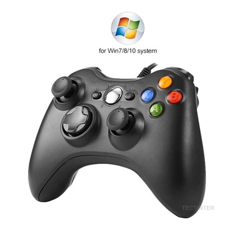 USB Wired Vibration Gamepad Joystick For PC Controller For Windows 7 / 8 / 10 Not for Xbox 360 Joypad with high quality ► Photo 1/6