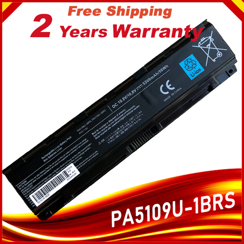 PA5109U-1BRS Laptop Battery for Toshiba Satellite C50 C50D C55 C55D C55Dt PA5108U-1BRS PA5110U-1BRS ► Photo 1/1