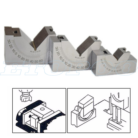 Milling Machine Precision Parts Adjustable Pad 0/30/60 Angle Gauge Debugge V Block Angler Top Tool AP25 AP30 AP46 For Measuring ► Photo 1/6