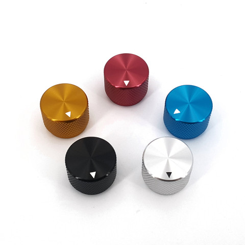 Solid Aluminum Alloy Small Size 20 x 15.5mm Volume Rotary Control 6mm Dia Potentiometer Cap Knob ► Photo 1/6