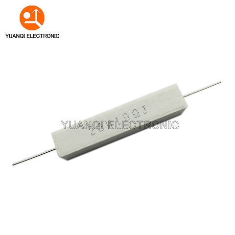 1pc 20W 5% Cement Resistor Power Resistance 0.1 ~ 10K 0.1R 0.5R 10R 50R 0.22 0.33 0.5 1 2 5 8 10 20 22 30 50 100 1K 1.5K 2K ohm ► Photo 1/1