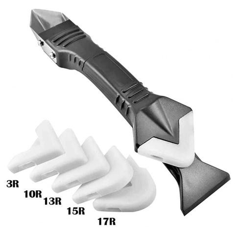 3 in 1 Reusable Caulking Supplies for Bathroom Joint Trowel Residue Scraper Floor Remover Caulk Finisher ► Photo 1/6