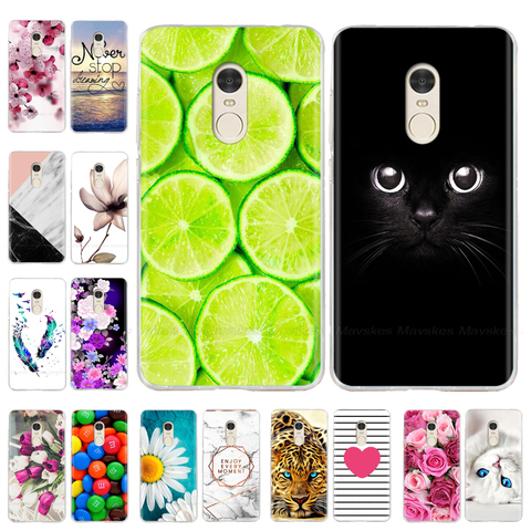 Soft Silicone 5.5'' For Xiaomi Redmi Note 4X Global Version Case Cover Painting TPU Phone For Xiaomi Redmi Note 4 Cases Funda ► Photo 1/6