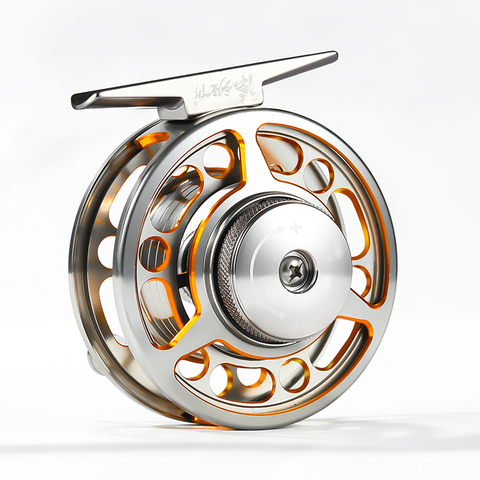 Full Aluminum Ice Fishing Reel left/right handed Ice Fishing Wheel 50mm 60mm Fly Fishing Reels Gear ratio 1:1 Pesca ► Photo 1/6