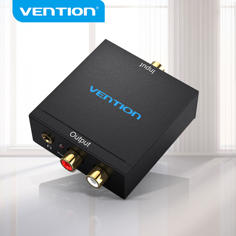 Vention Digital to Analog Audio Converter Adapter 3.5mm Jack RCA  Decoder Optical Fiber Coaxial Signal for Ps4 Amplifier ► Photo 1/6