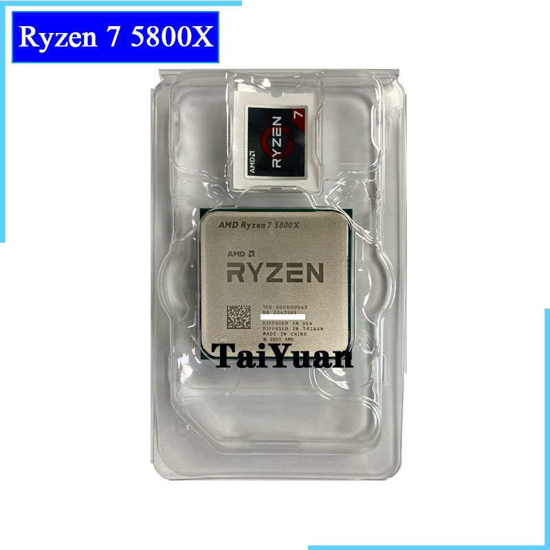 AMD Ryzen 7 5800X R7 5800X 5800X 3.8 GHz Eight-Core 16-Thread CPU Processor  7NM L3=32M 100-000000063 Socket AM4 - AliExpress