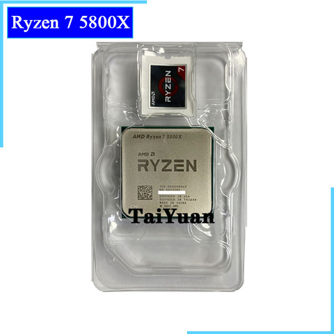 AMD Ryzen 7 5800X R7 5800X 3.8 GHz Eight-Core 16-Thread CPU Processor 7NM L3=32M 100-000000063 Socket AM4 New but without cooler ► Photo 1/1