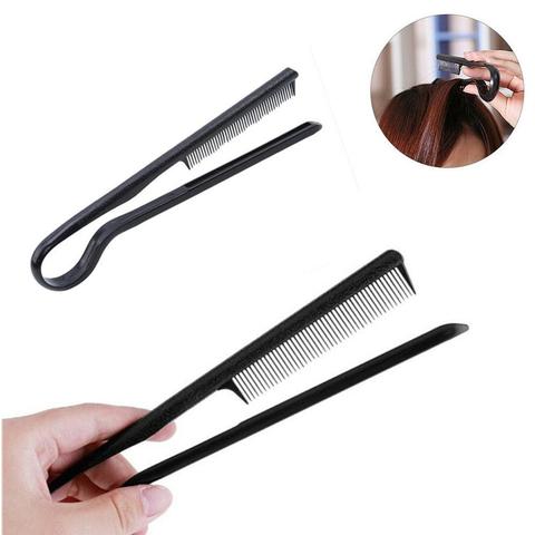 Profession V Type Hair Combs Hair Straightener Comb DIY Haircut Hairdressing Anti-static Combs Brush Folding Styling Tool ► Photo 1/6