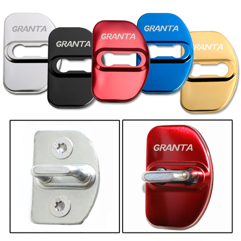 Car Styling Auto Door Lock Cover Case for Lada XRAY GRANTA SW Cross Car Protective Buckle Accessories Car-Styling 4pcs/lot ► Photo 1/6