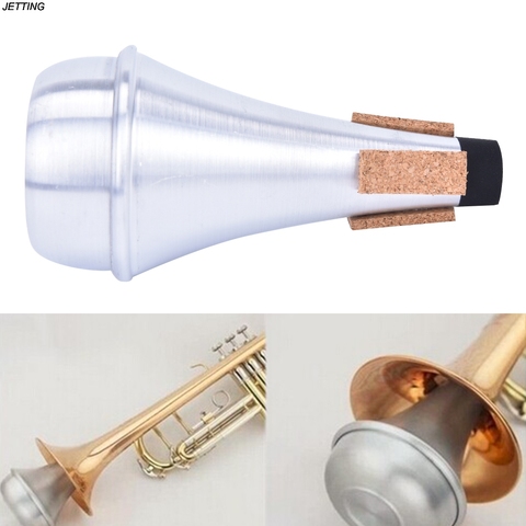 Mute for Trumpet Aluminium Straight Trumpets Mute For Jazz Instrument Practice Beginner ► Photo 1/5