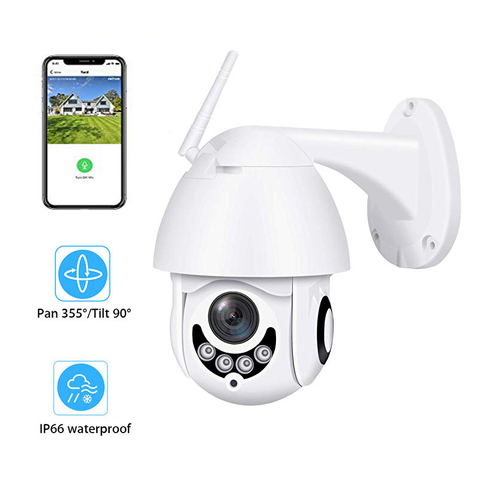 wdskivi Waterproof Outdoor 1080P IP Camera P2P Wireless Wifi Camera PZT Zoon Security Dome CCTV Surveillance Camera Smart Alarm  ► Photo 1/6