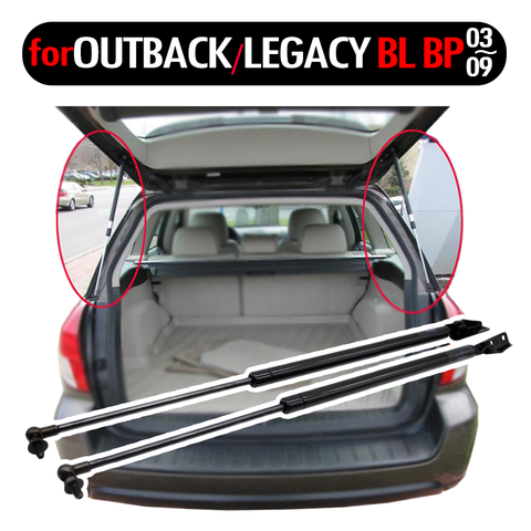 Lift Supports Gas Struts Shocks Rear Boot Tailgate Damper for SUBARU OUTBACK (BL, BP) 2003-2009 LEGACY IV Estate (BL, BP) ► Photo 1/6