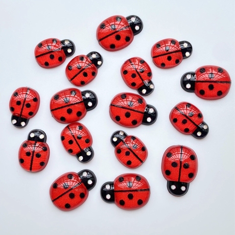 40Pcs New Resin Cute Mini Insects Flat Back Cabochon Scrapbooking Hair Bow Center Embellishments DIY Accessories F8 ► Photo 1/6