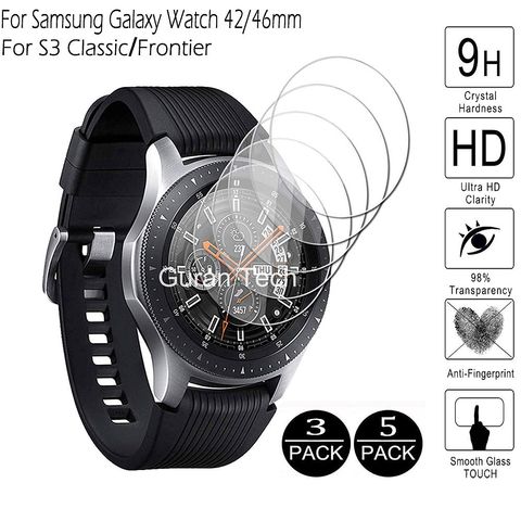 For Galaxy Watch 46mm 42mm 3 41/45mm Tempered Glass for Samsung Gear S3 Classic Frontier Screen Protector Protective Glass Films ► Photo 1/6
