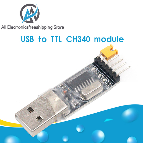 CH340 module USB to TTL CH340G upgrade download a small wire brush plate STC microcontroller board USB to serial ► Photo 1/6