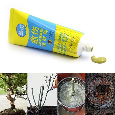 100g Tree Wound Bonsai Cut Paste Smear Agent Pruning Compound Sealer with Brush E7CB ► Photo 1/5