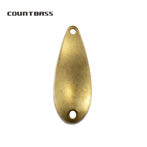 50pcs Brass Salmon Fishing Spoon Blanks SP014 2.4g  4g , Bass Pike Lure Baits Unpainted ► Photo 1/5