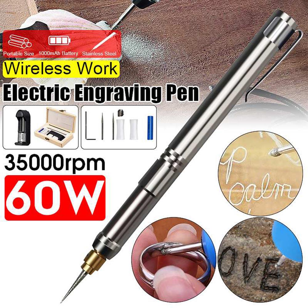 TASP 220V Electric Engraving Pen Variable Speed Engraver for Steel Metal  Wood Plastic Glass DIY Tool with Tungsten Carbide Tips