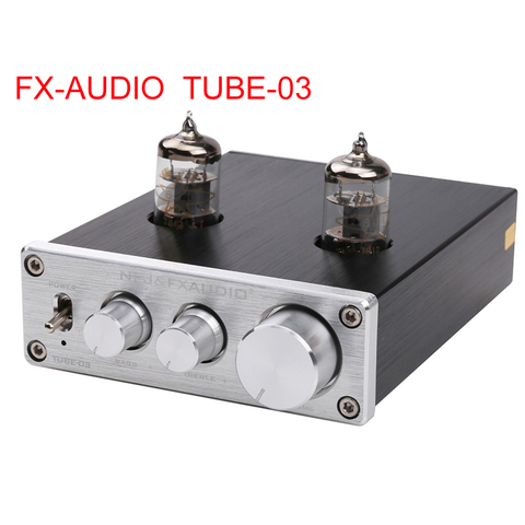 2022 FX-AUDIO TUBE-03 Fever Bile Preamplifier Tube Amplifier Preamplifier2* 50W High and Bass Adjustment Nobsound ► Photo 1/2