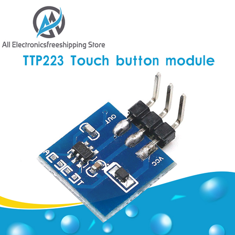 TTP223 Module Capacitive Touch Switch Button Self-Lock Key Module 2.5-5.5V ► Photo 1/6