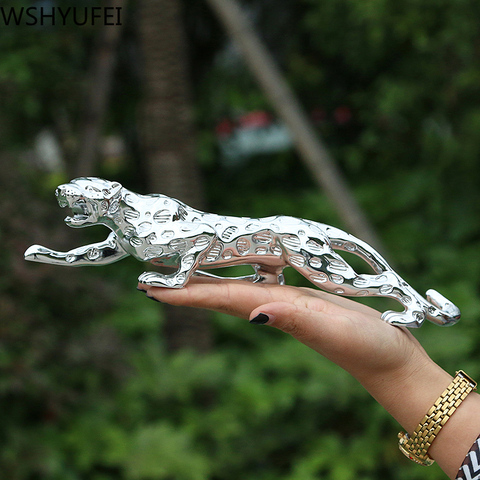 Creative Resin Leopard Car Ornaments Chinese Home Living Room Decorations Birthday Gifts Office Desktop Art Crafts ► Photo 1/6