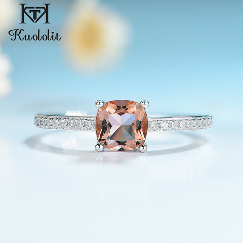 Kuololit Diaspore Zultanite Gemstone Rings for Women Girls Solid 925 Sterling Silver Wedding Engagement Topaz Emerald Sapphire ► Photo 1/6
