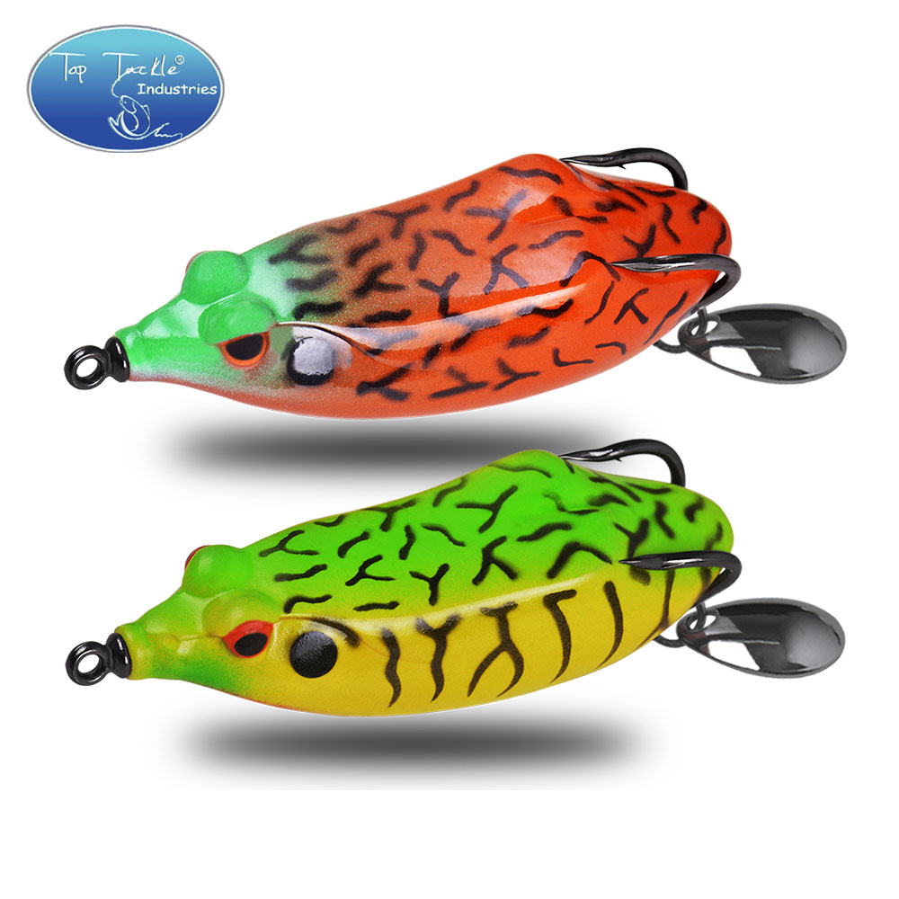 Sougayilang 2pcs Frog Fishing Lure Crankbait Topwater Soft Artificial Frog Lure With Hook Simulation For Bass Saltwater Freshwater Fishing Lazada Singapore