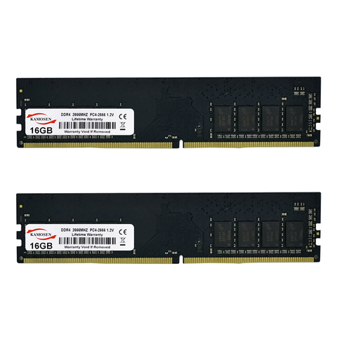 DDR4 RAM 2GB 4GB 8GB 16GB 32GB Stick 2133 2400 2666vMHz 288 PIN PC4 desktop universal memory 17000 19200 2666V ► Photo 1/6