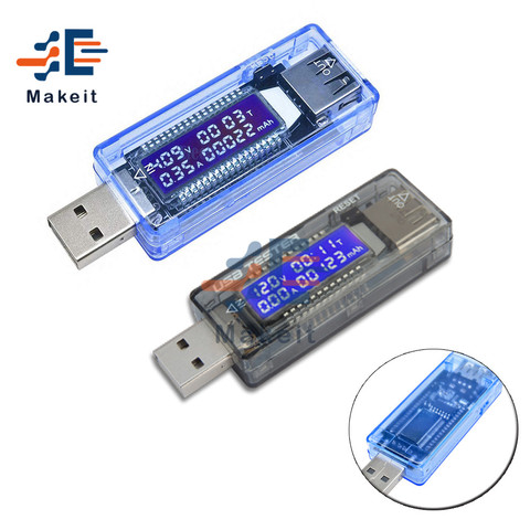 DC 4-20V USB Tester Digital LED Display Voltmeter Ammeter Current Voltage Battery Capacity Tester Quick Charge Power 3.5-7V 0-3A ► Photo 1/6