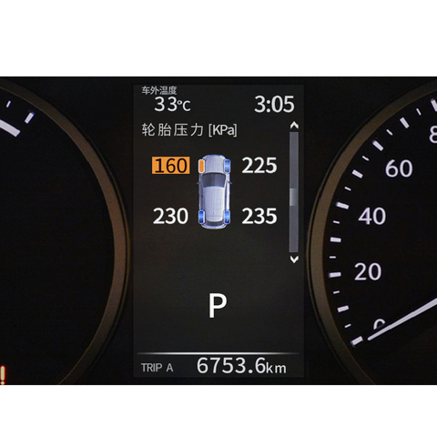 OBD TPMS Tire Pressure Monitoring System For Lexus NX200t NX300h IS300h Real-time Intelligent OBD Sensor Security Alarm System ► Photo 1/6