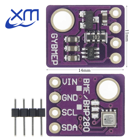 BME280 5V Digital Sensor Temperature Humidity Barometric Pressure Sensor Module I2C SPI 1.8-5V GY-BME280 BME280-5V ► Photo 1/6