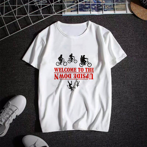 2022 women new tshirt stranger things 3 t shirt Eleven hip hop 90s gothic camiseta mujer kawaii Welcom to the Upside Down - Price history & Review | AliExpress Seller - Official Store | Alitools.io
