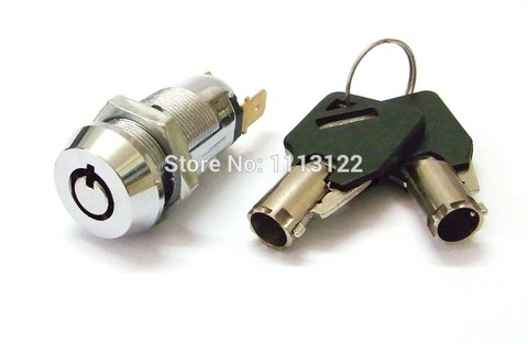 7 Pins Switch Lock for Elevator 7 Pins Power Switch lock Round key Electronic Lock Key removed in 1/2 position 1 PC ► Photo 1/4