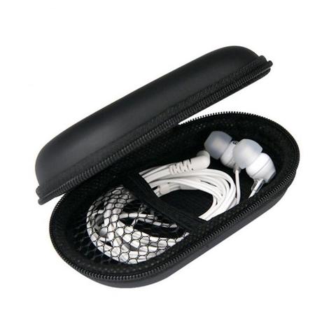 Oval Style EVA Headphone Carry Bag Hard For Power Beats PB In-Ear Earphone Charing Cable Pouches Storage Cases Mini Black Box ► Photo 1/6