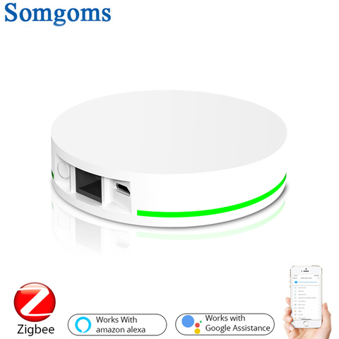 Tuya ZigBee 3.0 Smart Gateway Hub Wifi Smart Home Bridge Smart Life APP Wireless Remote Controller Works With Alexa Google Home ► Photo 1/6